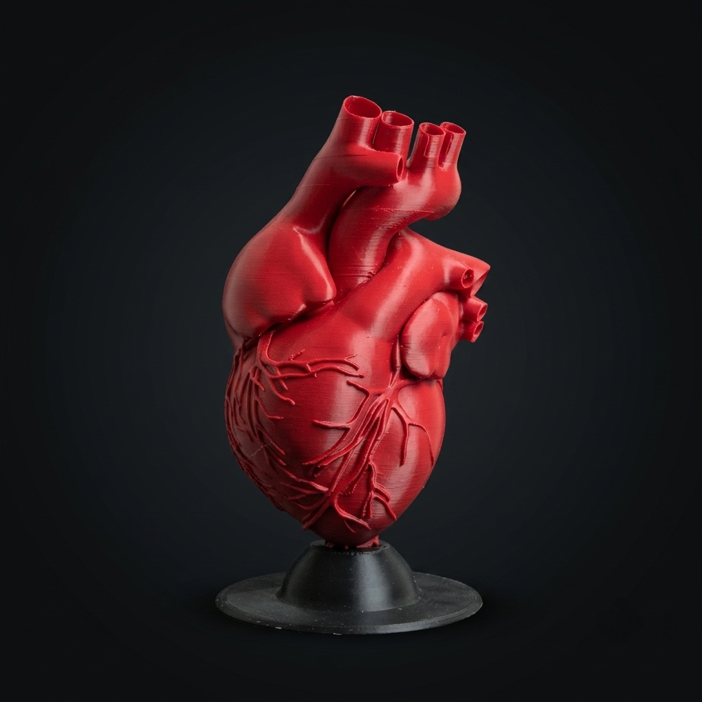 Human Heart with Stand