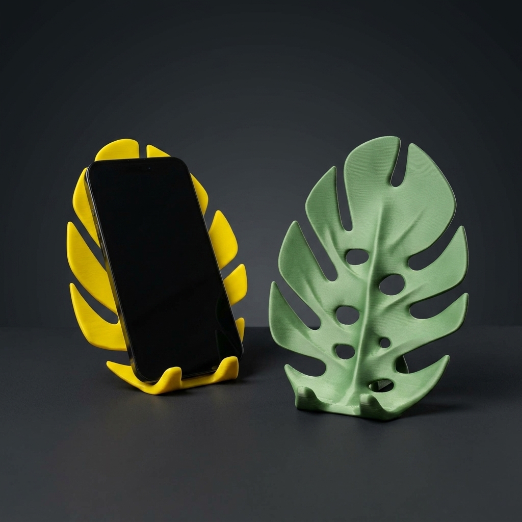 Monstera Leaf Phone Stand