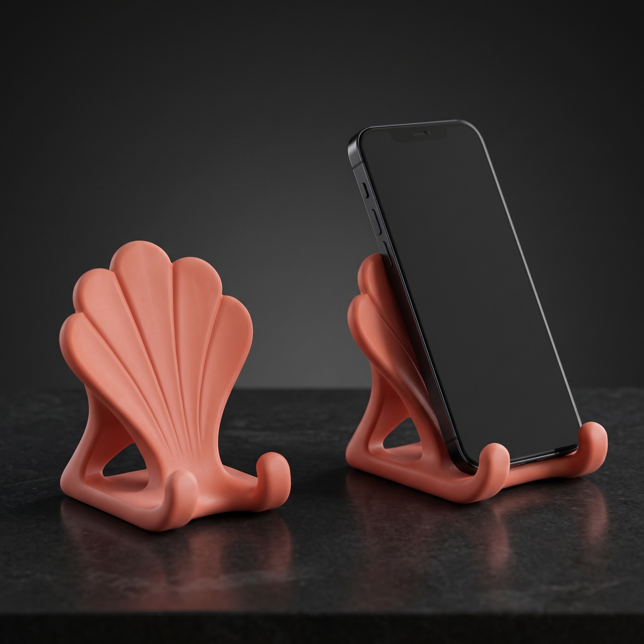Coral Shell Phone Stand