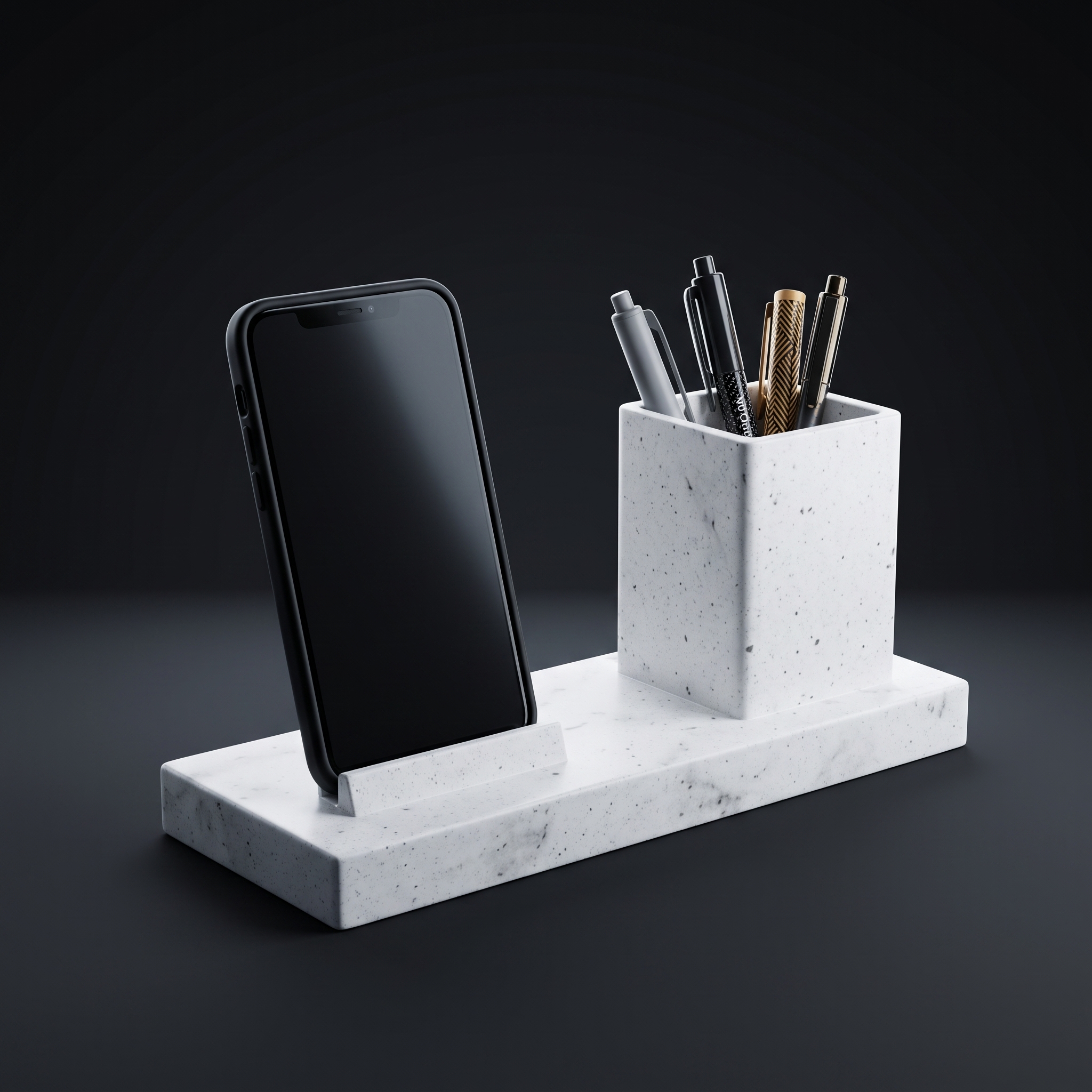Modern Phone and Pen Holder